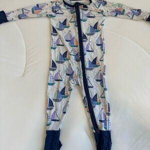 Little Sleepies Sailboat Print 6-12 month